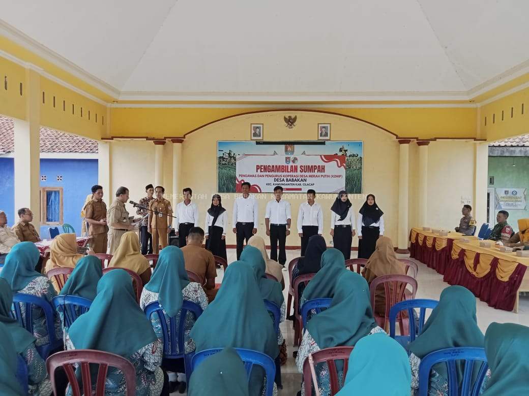 PENGAMBILAN SUMPAH KOPERASI DESA MERAH PUTIH DESA BABAKAN (KDMP)