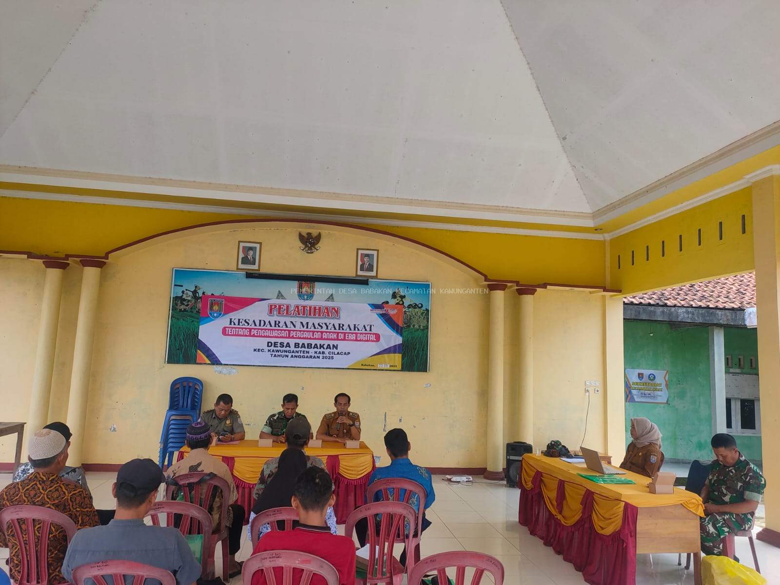 Pelatihan kesadaran masyarakat ttg Pengwasan Pergaulan Anak di Era Digital