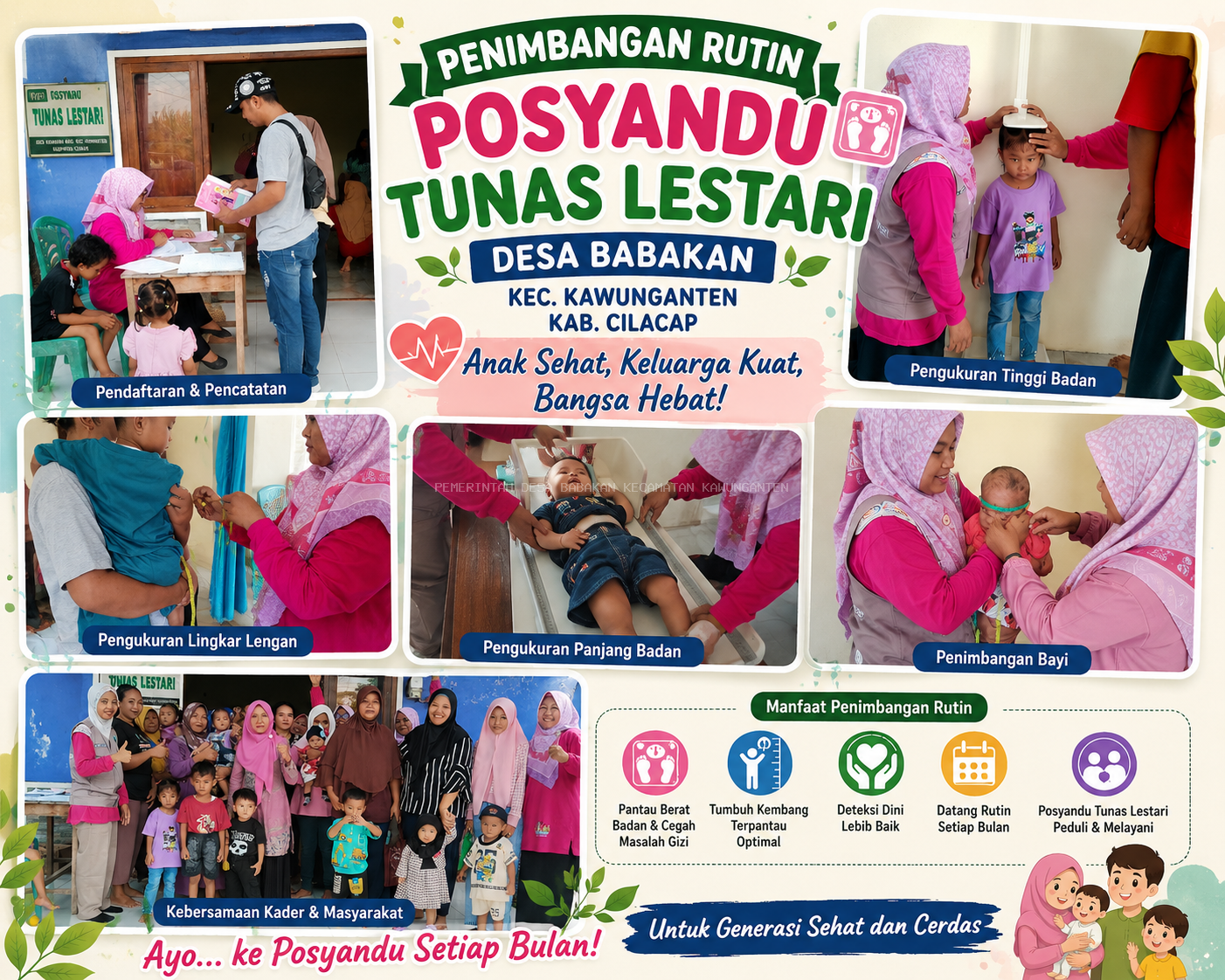 Rutin ke Posyandu, Pantau Tumbuh Kembang Anak untuk Masa Depan Gemilang